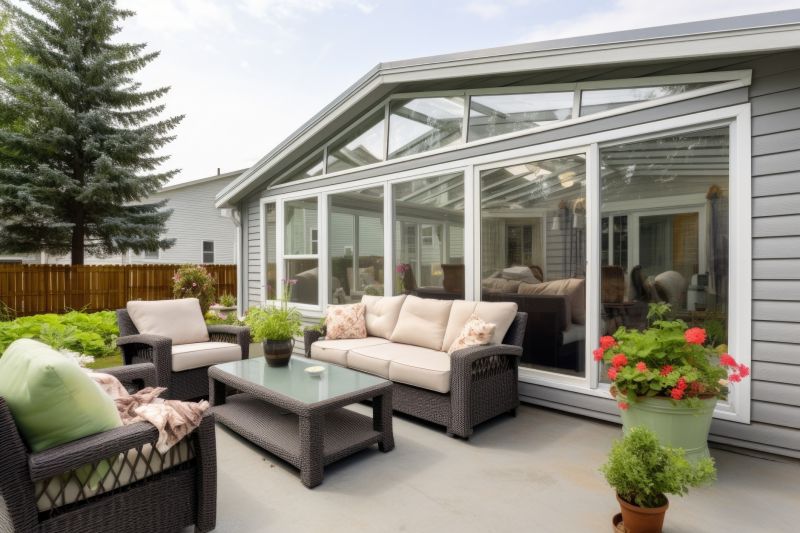 Sunroom with Energy-Efficient Glass