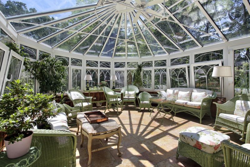 Bright and Open Sunroom Space