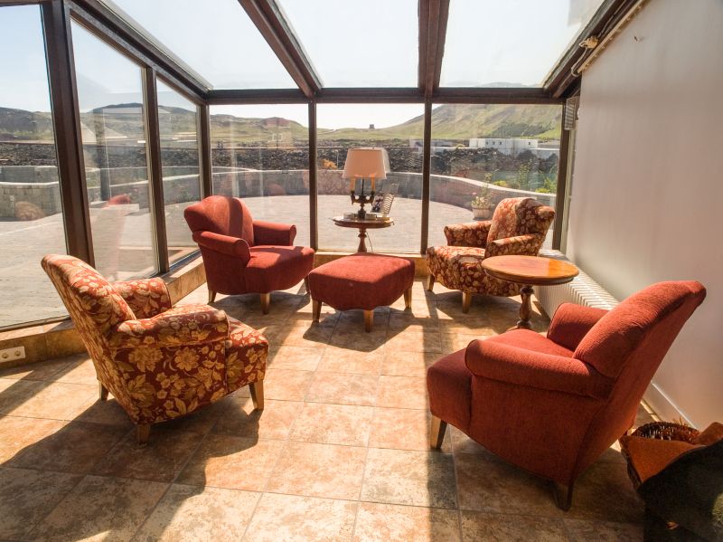 Sunroom Overlooking Backyard
